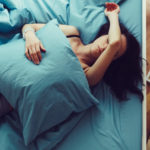 Sick-woman-sleeping-at-home