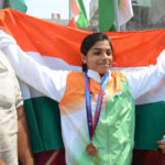 First Indian world cup medalist in gymnastics – Aruna Reddy